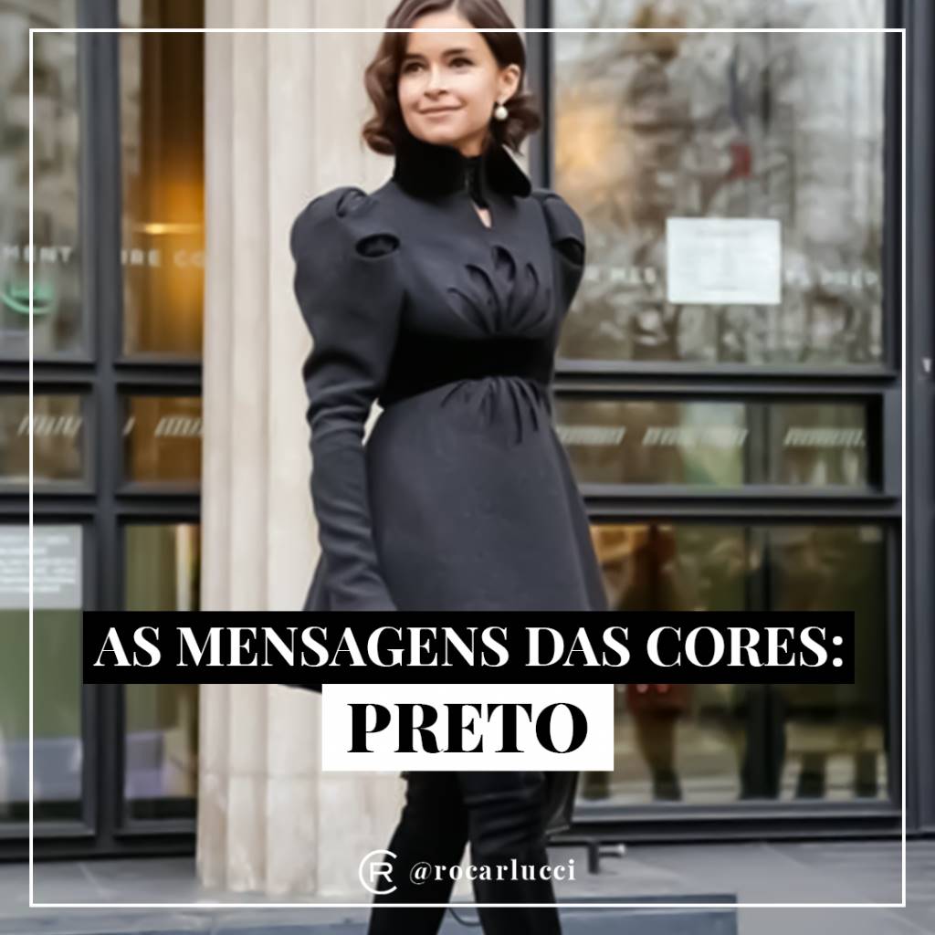As mensagens das cores: preto!